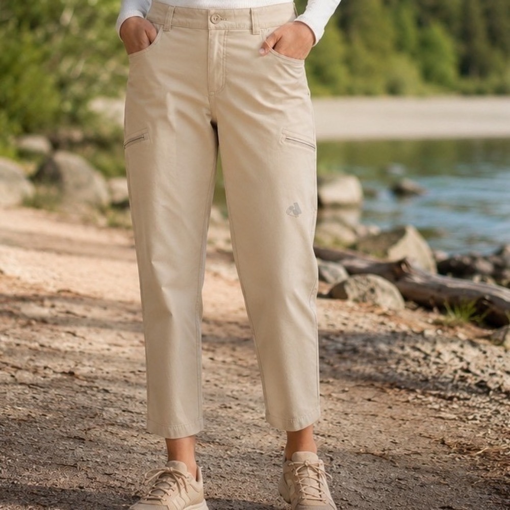 Eddie Bauer 12 Khaki First Ascent Pro Hiking Cargo Pants Stretch Gorpcore - Picture 6 of 6